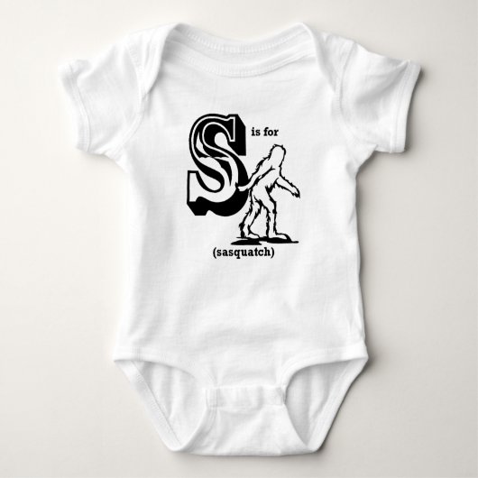 S staat voor Sasquatch Romper (Voorkant)
