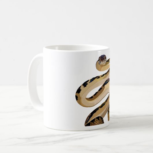 S staat voor Scrub Python Koffiemok (Voorkant links)