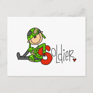 S staat voor Soldier Briefkaart