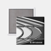 S.Studios Logo Magneet (Voorkant / Achterkant)