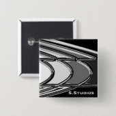 S.Studios Logo Vierkante Button 5,1 Cm (Voorkant /achterkant)