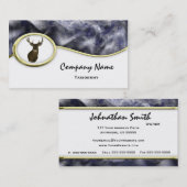 S Style Blue Camouflage Taxidermy-Visitekaartjes Visitekaartje (Voorkant / Achterkant)