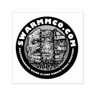 S.W.A.R.M.M. Zelfringende rubberstempel Zelfinktende Stempel