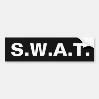 S.W.A.T. - speciale SWAT-wapens en tactiek Bumpersticker