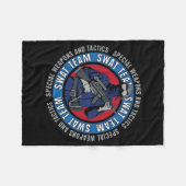 S.W.A.T. Team Fleece Deken (Voorkant (Horizontaal))