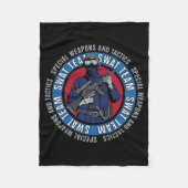 S.W.A.T. Team Fleece Deken (Voorkant)