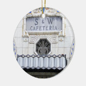S & W, Asheville, S & W Kerstmis Keramisch Ornament (Links)