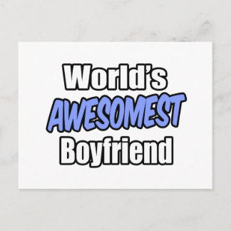's Werelds Awesomest Boyvriend Briefkaart
