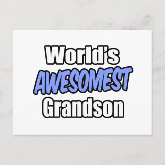 's Werelds Awesomest Grandson Briefkaart
