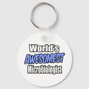 's Werelds Awesomest Microbioloog Sleutelhanger