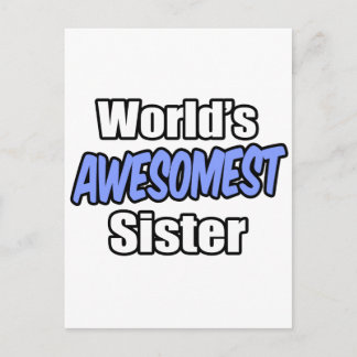 's Werelds Awesomest Zuster Briefkaart