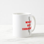 's Werelds BEST Mok van de Chiropractor Coffee (Voorkant rechts)
