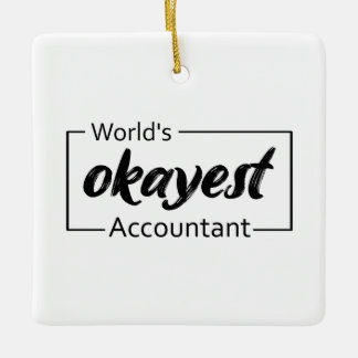 's Werelds beste accountant Keramisch Ornament