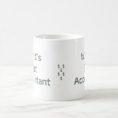 's Werelds beste accountant met Dollar-signalen Koffiemok (Center)
