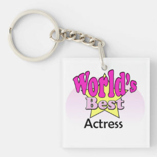 's Werelds beste actrice Sleutelhanger