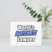 's Werelds beste advocaat Briefkaart (Staand voorkant)