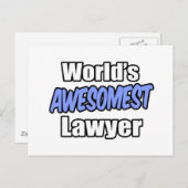 's Werelds beste advocaat Briefkaart (Voorkant / Achterkant)