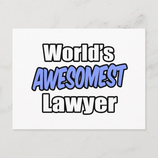 's Werelds beste advocaat Briefkaart (Voorkant)