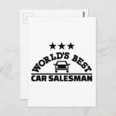 's Werelds beste autoverkoper Briefkaart (Voorkant / Achterkant)
