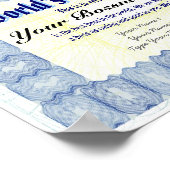 's Werelds beste B oss Certificate Print (Hoek)