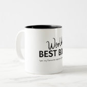 's Werelds beste baas Funny Boss Coffee-Mok Tweekleurige Koffiemok (Voorkant links)