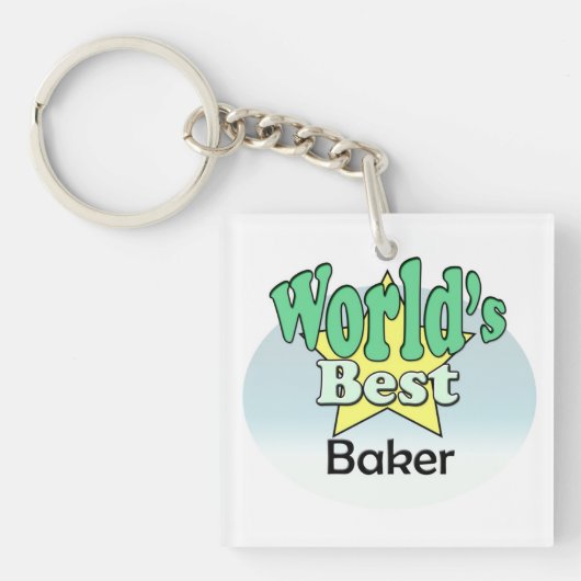 's Werelds beste Baker Sleutelhanger (voorkant)