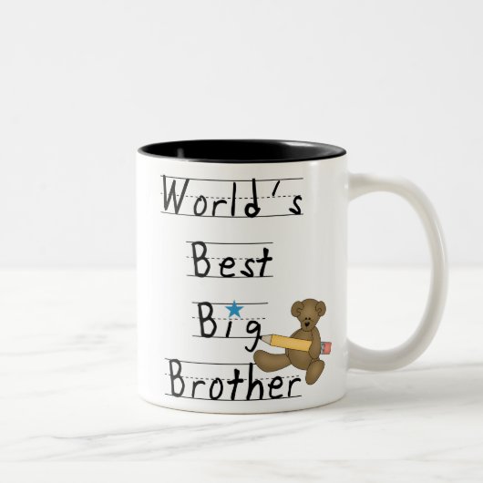 's Werelds beste Big Brother Tweekleurige Koffiemok (Rechts)