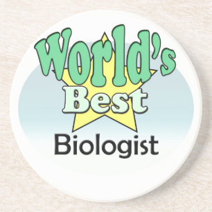 's Werelds beste bioloog Zandsteen Onderzetter