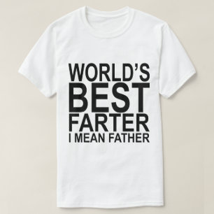 's Werelds beste boer bedoel ik vader White T-Shir T-shirt