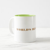 'S WERELDS BESTE BOSS. TWEEKLEURIGE KOFFIEMOK (Voorkant links)