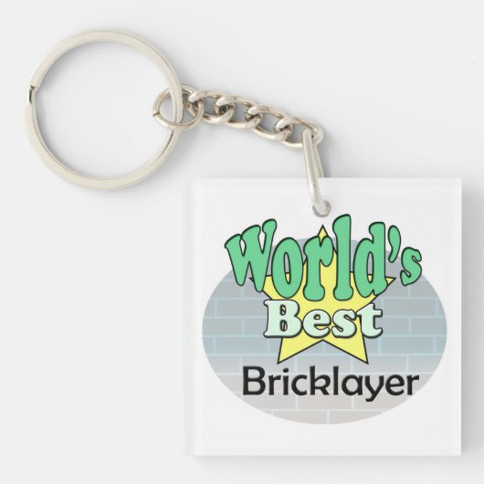 's Werelds beste bricklayer Sleutelhanger (voorkant)