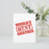 's Werelds beste broer Briefkaart (Staand voorkant)