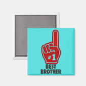 's Werelds beste broer Magnet Gift Magneet (Voorkant / Achterkant)
