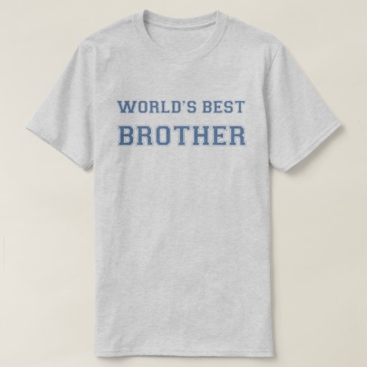 's Werelds beste broer Shirt (Design voorkant)