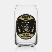 's Werelds beste bruidsmeisje Blikvorm Glas (Voorkant)