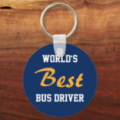 's Werelds beste bus driver sleutelhanger (Voorkant)