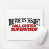 's Werelds beste Call Center Supervisor Muismat (Met muis)