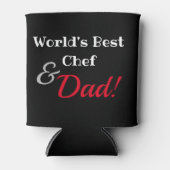 's Werelds Beste Chef & Pap Koelbox Blikjeskoeler (Voorkant)