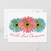 's Werelds beste chiropractor Briefkaart (Voorkant / Achterkant)