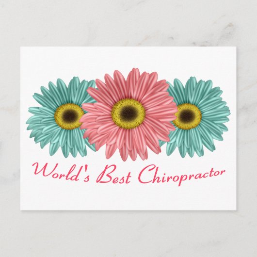 's Werelds beste chiropractor Briefkaart (Voorkant)