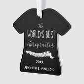 's Werelds beste Chiropractor-cadeau Ornament (voorkant)