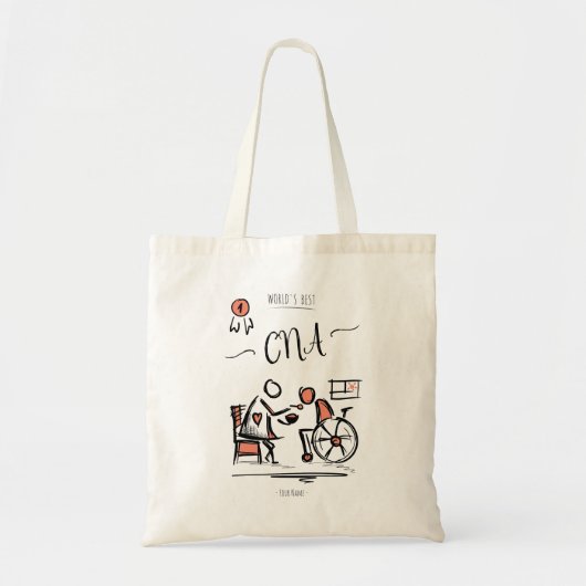 'S Werelds beste CNA - Certified Nurse Assistant G Tote Bag (Voorkant)
