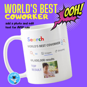 'S WERELDS BESTE COWORKER - Grappig Afbeelding zoe Koffiemok