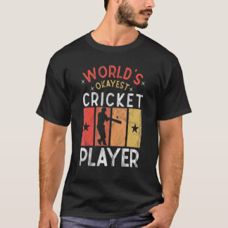 's Werelds beste cricket Player Gezegde Sportkric T-shirt