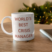 's Werelds beste Crisis Manager-Mok Koffiemok
