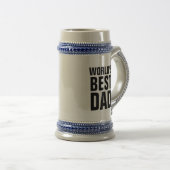 'S WERELDS BESTE DAD BEER STEIN BIERPUL (Voorkant rechts)