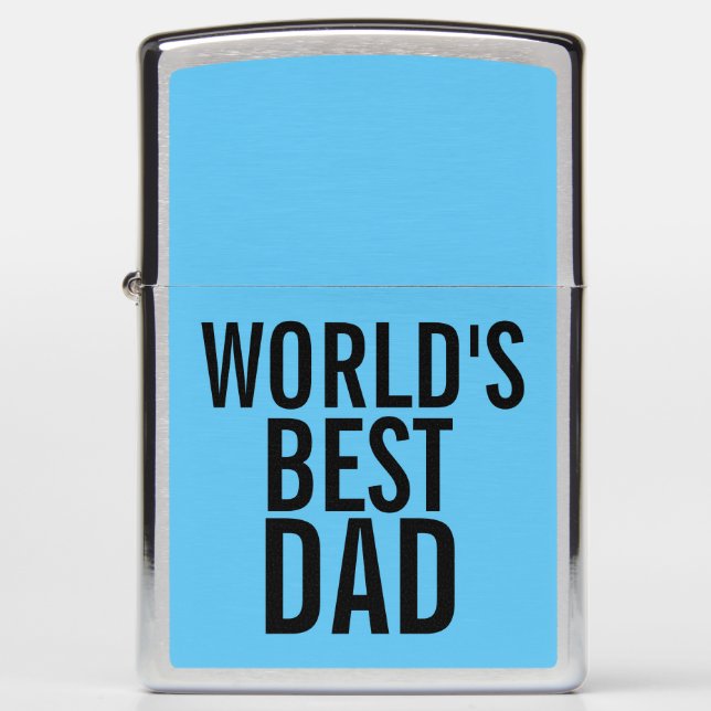'S WERELDS BESTE DAD ZIPPO LIGHTER (Voorkant)
