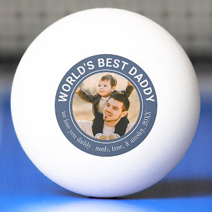'S Werelds Beste Daddy Schattige Vaderdag Custom P Pingpongballen