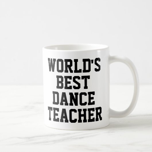 's Werelds beste dansleraar-cadeauMok Koffiemok (Rechts)