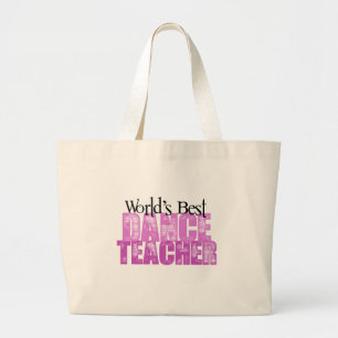 's Werelds beste dansleraar Grote Tote Bag